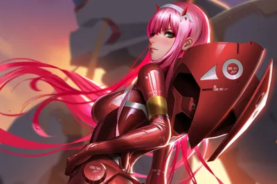 Обои на телефон: Аниме, Милый Во Франксе, Zero Two (Дорогая В Franxx),  879973 скачать картинку бесплатно.