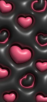 hearts 3d wallpaper | Bubbles wallpaper, 3d wallpaper, Purple wallpaper