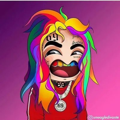 Rainbow 6ix9ine wallpaper | Arte de panda, Fondos de pantalla de iphone,  Fondo de pantalla rosado para iphone