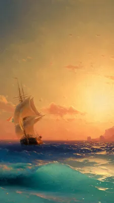 art wallpapers — Ivan Aivazovsky (1817 - 1900) The Ninth Wave...