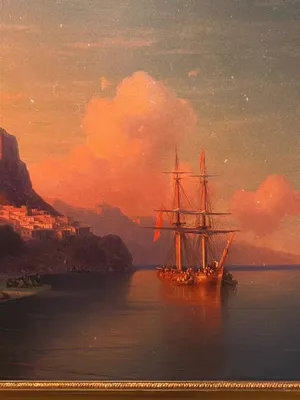 Beautiful Seashore Painting by Ivan Aivazovsky