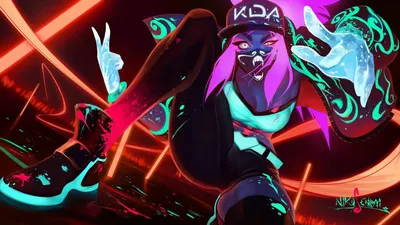 Идеи на тему «KDA Akali» (900+) | лига легенд, легенды, лига