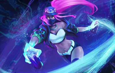 HD wallpaper: digital art, illustration, Midfinger, League of Legends, K/DA  | Wallpaper Flare