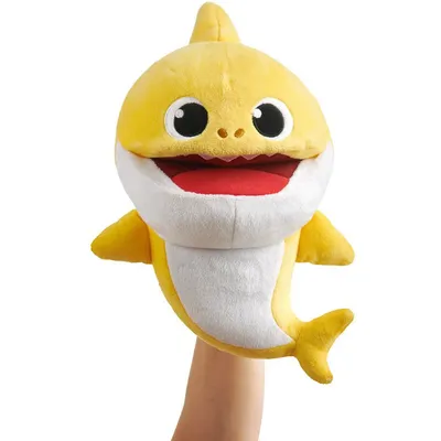 Игрушка мягкая Акуленок Baby Shark, 15 см, желтый, WowWee WOWWEE 49472141  купить за 568 ₽ в интернет-магазине Wildberries