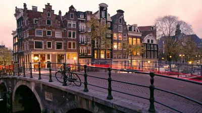 Обои Amsterdam Sightseeing для телефона и на рабочий стол iPhone 11 Pro