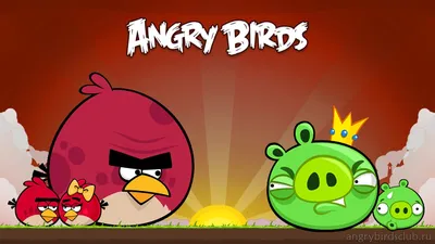 Обои Птица Angry Birds, черный фон » Скачать красивые HD обои (картинки) на  рабочий стол (экран) и на телефон бесплатно