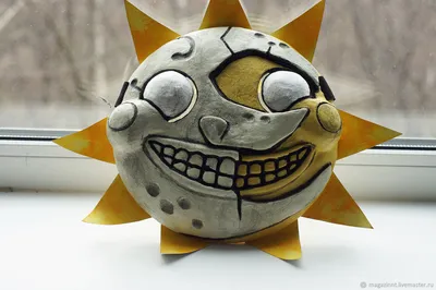 Маска Луна ФНАФ FNAF Аниматроники Воспитатель Moon Sun mask в  интернет-магазине Ярмарка Мастеров по цене 5499 ₽ – H6AULRU | Карнавальные  маски, Москва - доставка по России