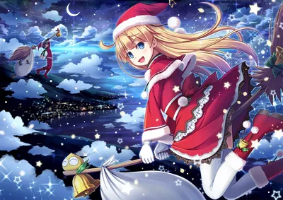 новогодние аватарки | Anime girl, Anime, Anime christmas