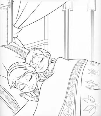 Раскраска Анна, Эльза и Олаф | Раскраски Холодное сердце (Frozen coloring  pages). Раскраска Холодное сердце