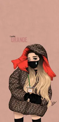 ariana grande wallpapers // artist: @ stechdraws_ on ig | Ariana grande  wallpaper, Ariana grande anime, Ariana grande