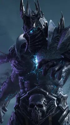 Live wallpaper The Lich King from the Warcraft game / download to desktop