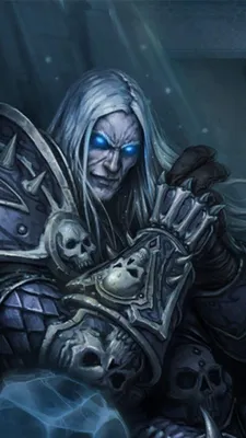 World of warcraft lich king arthas frostmourne wallpaper 27079