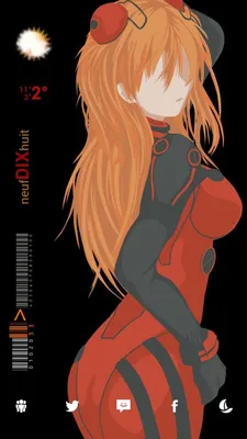 Soryu Asuka Langley black smartphone wallpaper | Neon genesis evangelion,  Evangelion, Smartphone wallpaper