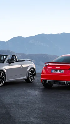 Картинки Audi 2016 TT RS Roadster Родстер вдвоем авто 1080x1920