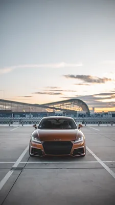 Скачать 1080x1920 audi tt, audi, машина, коричневый, вид спереди обои,  картинки samsung galaxy s4, s5, note, sony xperia z, z1, z2, z3, htc one,  lenovo vibe