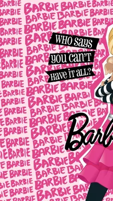 Barbie💖 | Новые принты, Богемные обои, Розовые обои