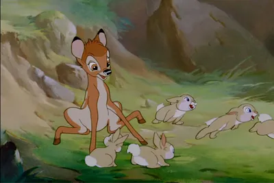 Bambi Original Production Cel and Background: Bambi and Bunnies – Choice  Fine Art