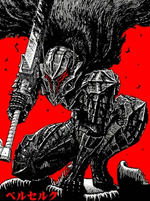 Домашний декор Berserk -Kentaro Miura аниме-шелк художественный плакат  настенное украшение подарок | AliExpress