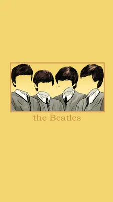 Картинка The Beatles на телефон iPhone 5