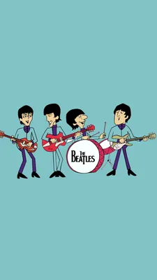 Картинка The Beatles для телефона и на рабочий стол iPhone 6 Plus