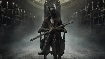 Bloodborne: The Old Hunters: Охотник (HD 2K 4K 5K) Обои на рабочий стол,  мобильный телефон и планшет.