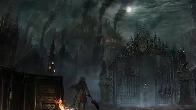 Обои Мрачный мир игры Bloodborne » Скачать красивые HD обои (картинки) на  рабочий стол (экран) и на телефон бесплатно