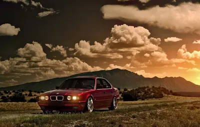 Скачать обои BMW, E34, BBS, раздел bmw в разрешении 1920x1080