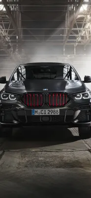 BMW Brand X Black color Auto Front View - desktop wallpapers