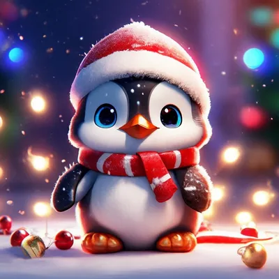 🐧🎄 обои на телефон, …» — создано в Шедевруме