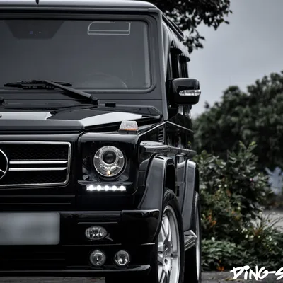 Скачать 3415x3415 mercedes-benz g500, brabus, внедорожник, роскошный,  черный, вид спереди обои, картинки ipad pro 12.9\" retina for parallax