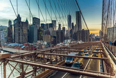 Скачать обои США, Бруклинский мост, Манхэттен, Brooklyn Bridge, раздел  город в разрешении 2048x1365 | Бруклинский мост, Всемирный торговый центр,  Манхэттен