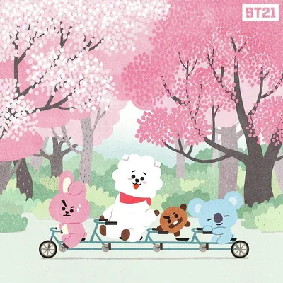 Обои на телефон/bt21/mang/bts | Papeis de parede, Ideias de decoração,  Decoração