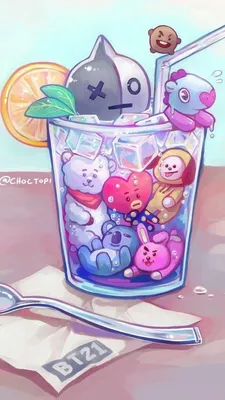 This fanart it's not mine:) | Bts wallpaper, Cute wallpapers, Bts drawings