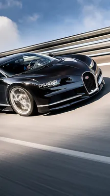 Обои на телефон bugatti, chiron, синий, вид сбоку - скачать бесплатно в  высоком качестве из категории \"Машины\"