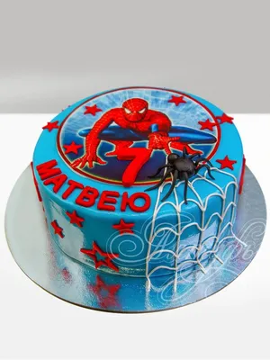 Торт Человек паук Киев | Tortas de spiderman, Pasteles de spiderman, Tarta  de spiderman