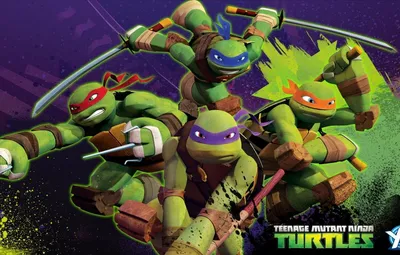 Обои 2012, tmnt, черепашки ниндзя | Черепашки ниндзя 2012, Черепашки ниндзя,  Ниндзя