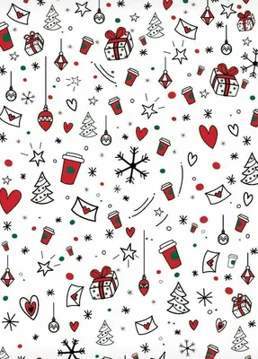 Christmas background wallpaper New Year greeting для iPhone — Скачать