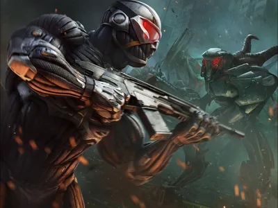 Скачать обои \"Кризис (Crysis)\" на телефон в высоком качестве, вертикальные  картинки \"Кризис (Crysis)\" бесплатно