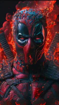 Обои Deadpool Marvel Comics Poster для iPhone 4