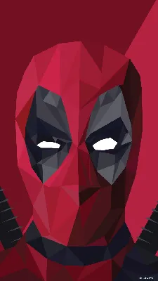 Обои Deadpool Art на телефон iPhone 8 Plus