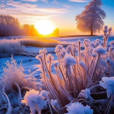 Доброе морозное утро! ☃️❄️ Всем …» — создано в Шедевруме