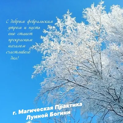 Картинки \"Доброго февральского утра!\" (79 шт.)