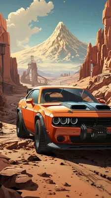 DODGE CHALLENGER WALLPAPER | Dodge challenger, Car wallpapers, Cool car  drawings