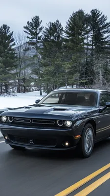 Picture Dodge 2017 Challenger GT AWD Black Roads Motion 1080x1920