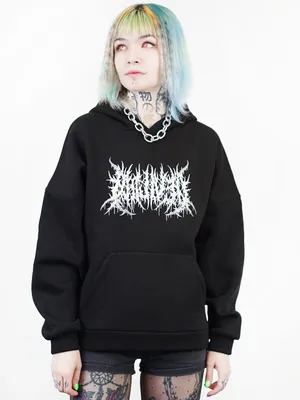 Толстовка Deathmetal, толстовка дрейн панк грандж , худи дрейн | AliExpress