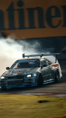 Скачать обои дрифт, Nissan, GT-R, drift, tuning, Skyline, R34, Need For  Speed, раздел игры в разрешении 1280x1024