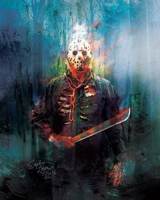 Jason Vorhees by emilieleger.deviantart.com on @DeviantArt | Horror, Horror  movie art, Horror art