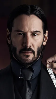 Картинки Джон Уик 2 Keanu Reeves лица Фильмы Черный фон 1295x1920