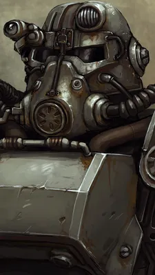 Pictures Fallout armour Helmet Warriors Brotherhood of 1080x1920