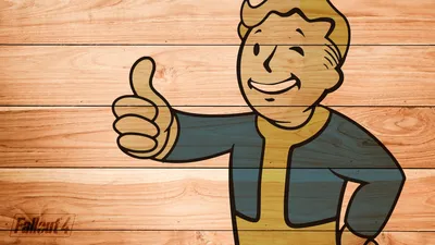 Чёрный герой с игры fallout - обои на телефон